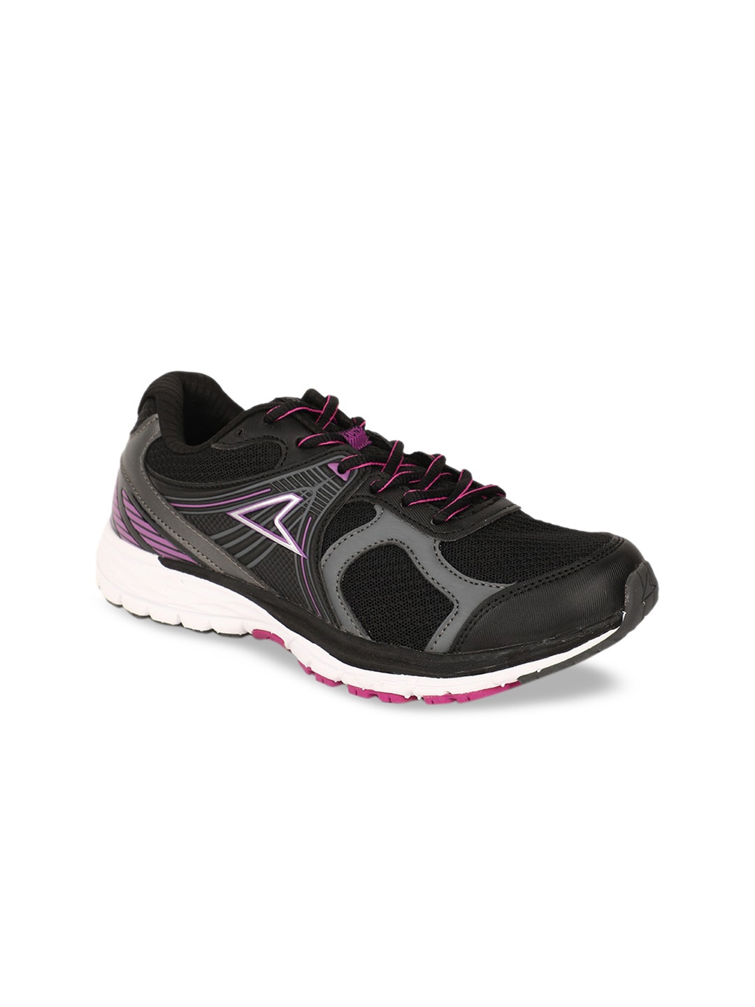 

Power Women Black Textile Running Shoes