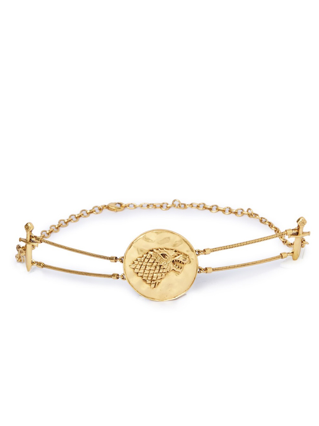 

Masaba Gold-Plated GOT The Lone Wolf Choker Necklace