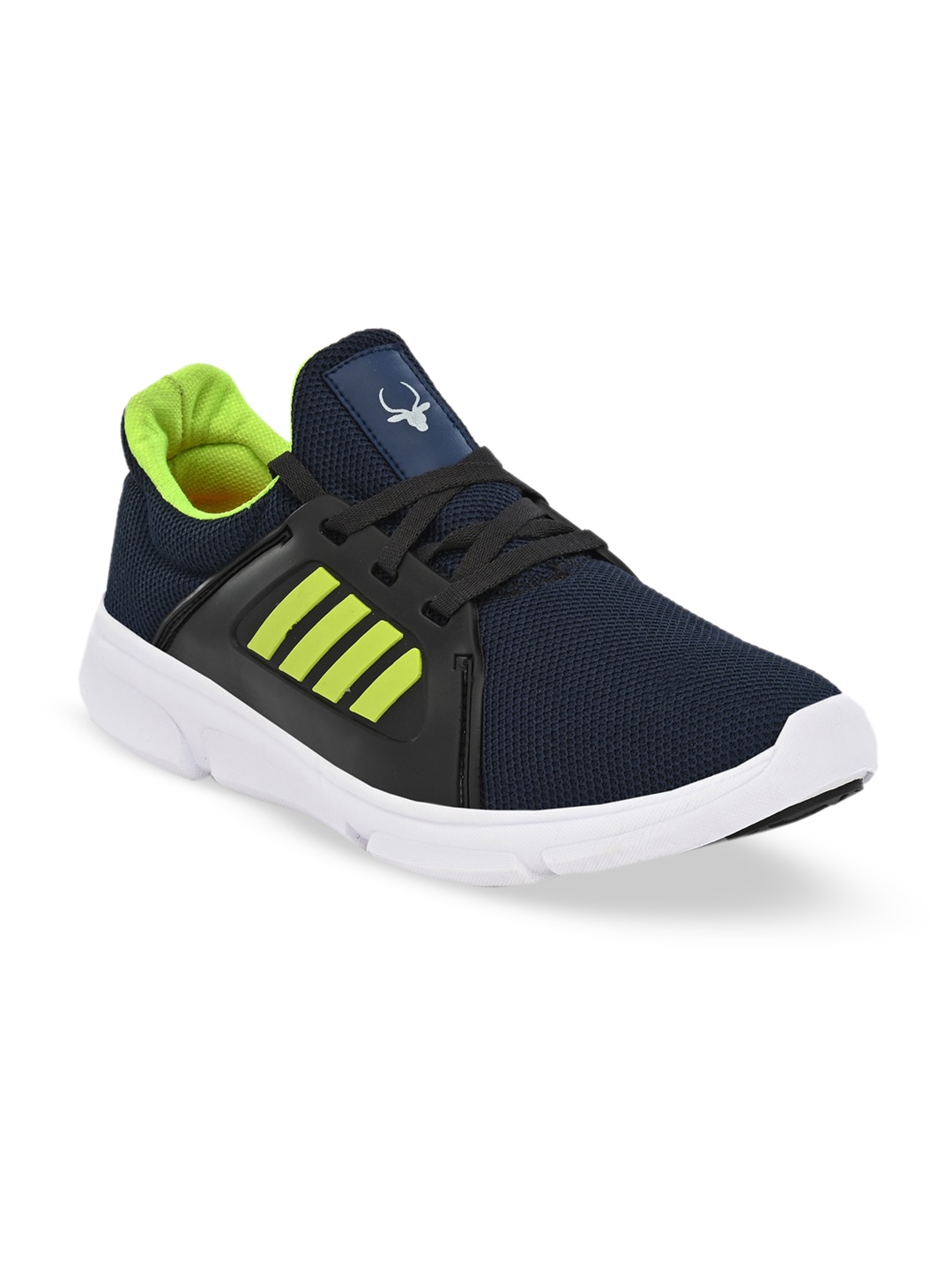 

HIROLAS Men Navy Blue & Black Running Shoes