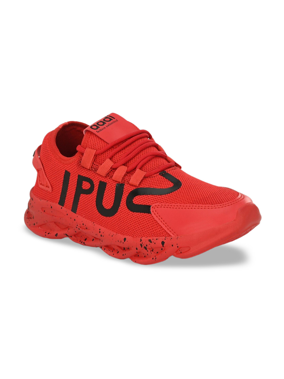 

aadi Men Red & Black Running Shoes