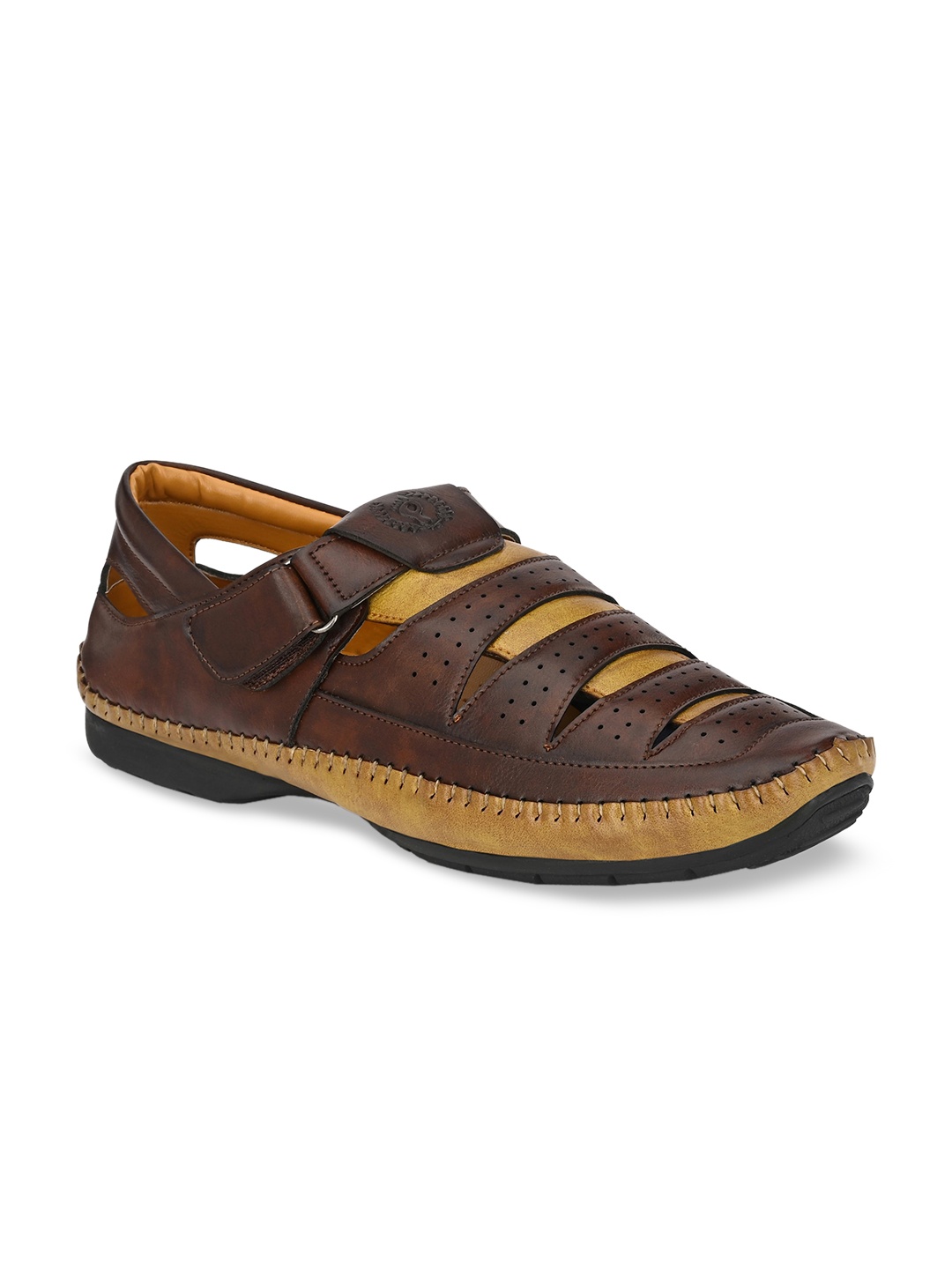 

Prolific Men Brown Shoe-Style Sandals