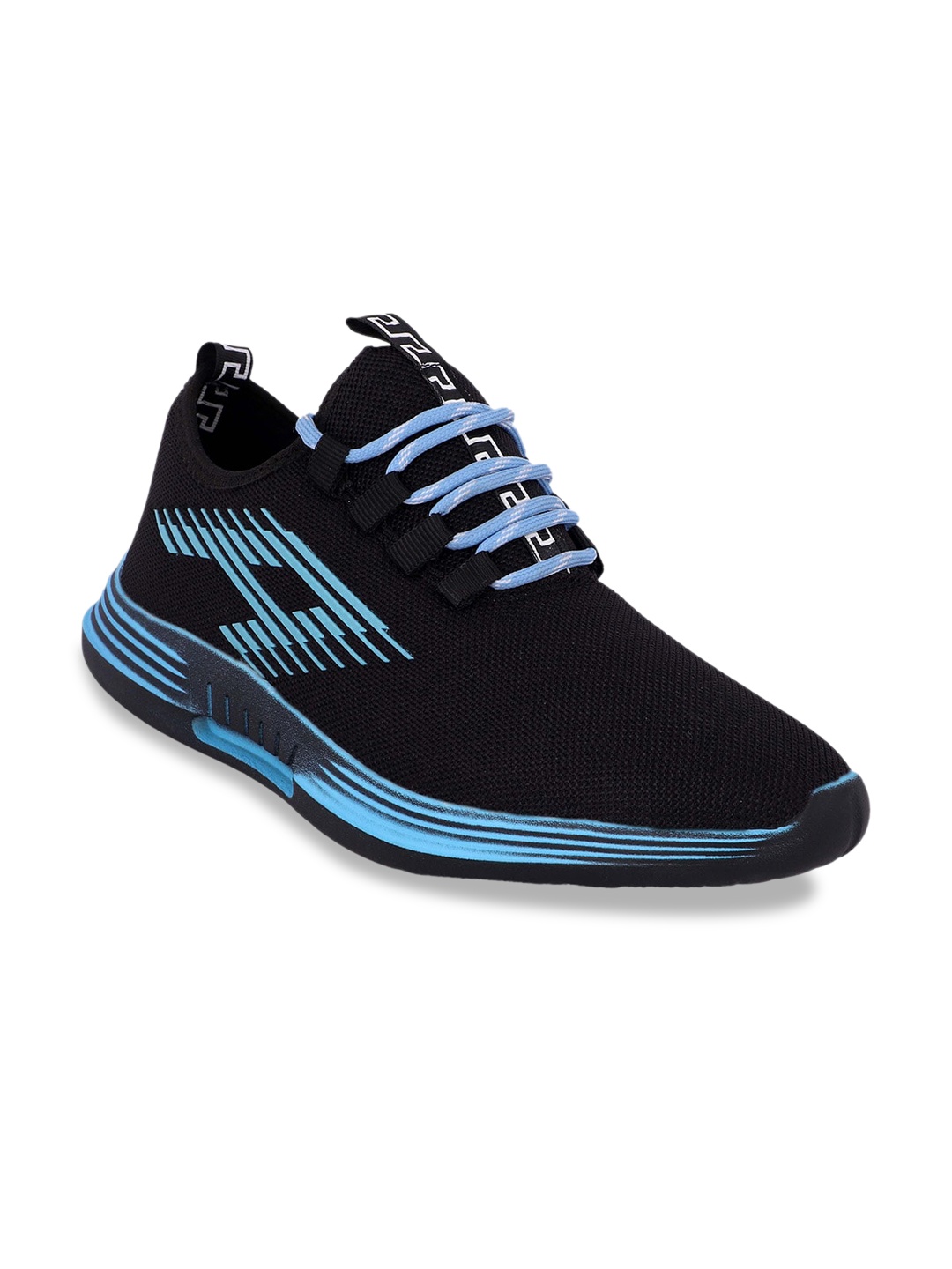 

aadi Men Black Mesh Running Shoes