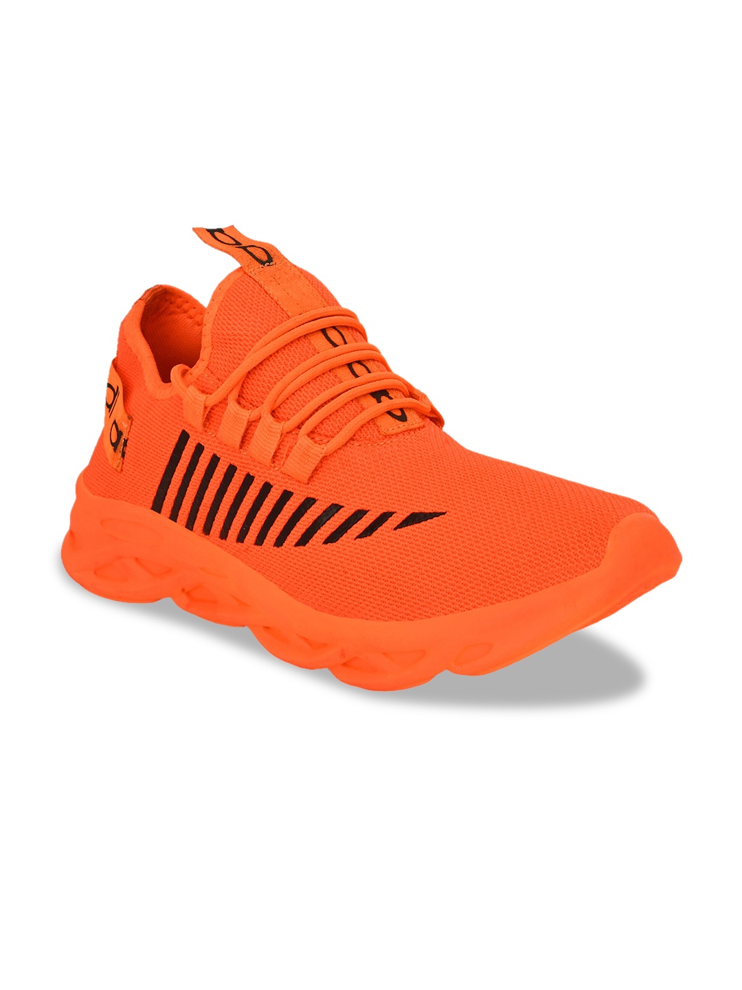 

aadi Men Orange Mesh Running Shoes