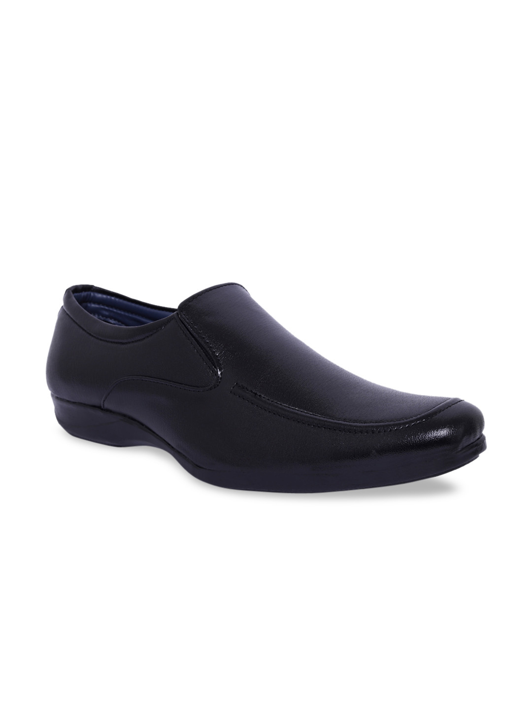 

Fashion Victim Men Black Solid Synthetic Leather Formal Shoes