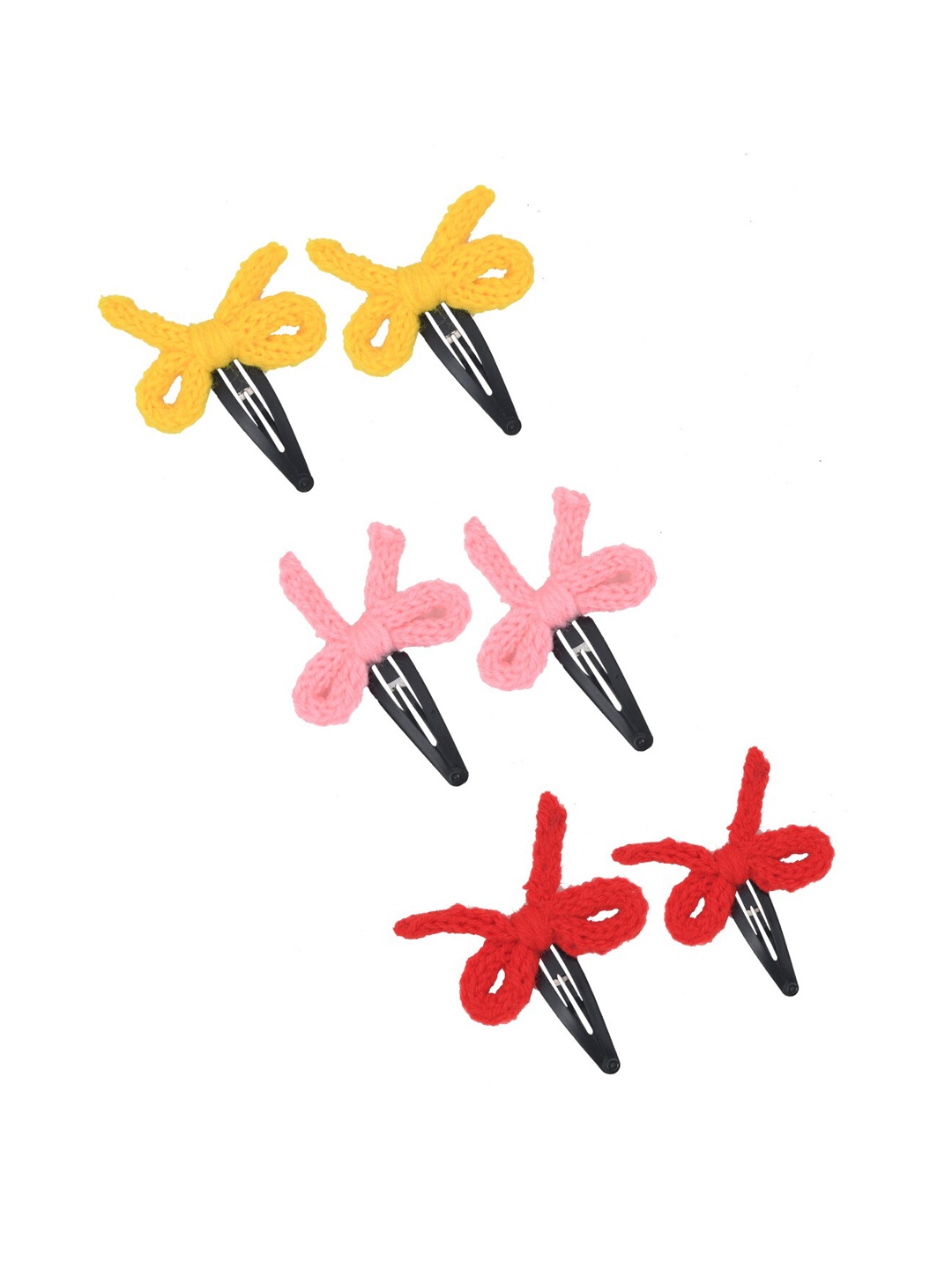 

FUNKRAFTS Girls Multicoloured Set of 3 Tic Tac Hair Clip, Multi