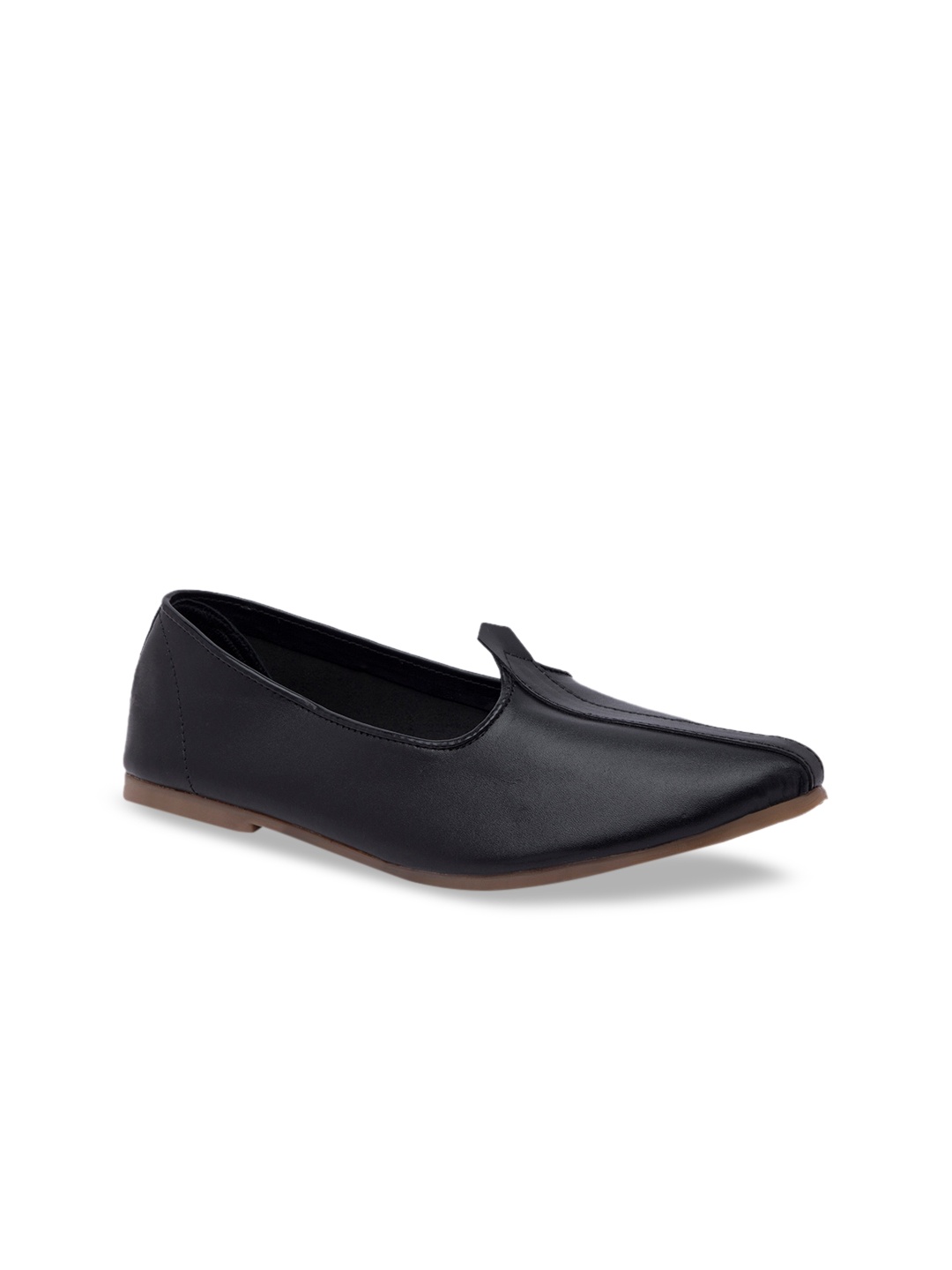 

Regal Men Black Shoe-Style Leather Sandals