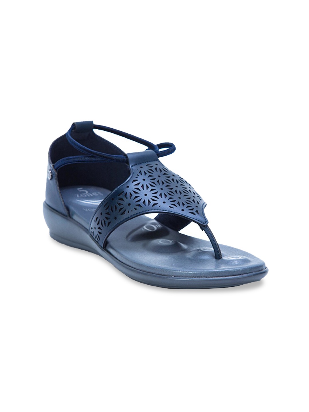 

VON WELLX GERMANY Women Blue Solid Open Toe Flats
