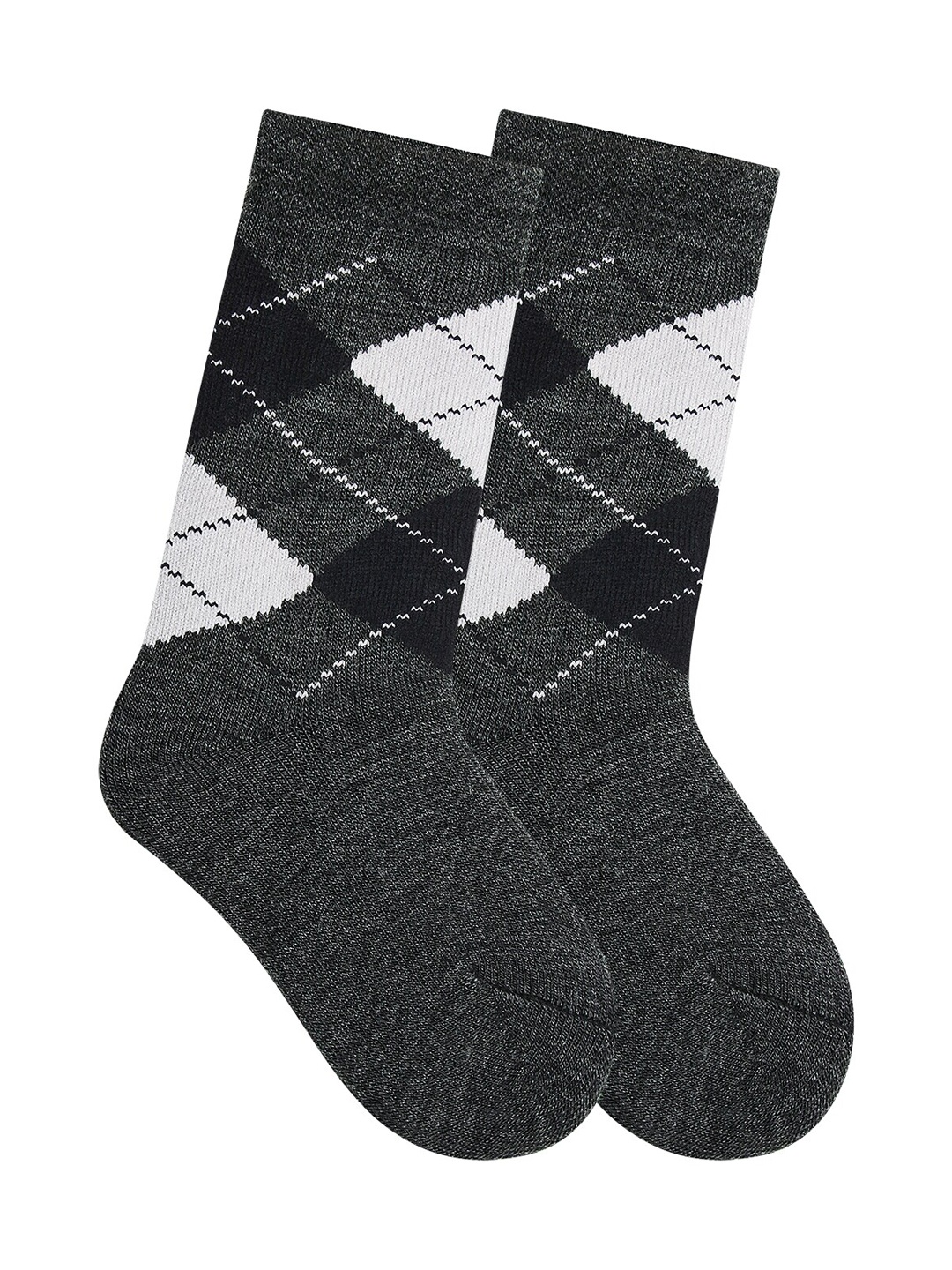 

Bonjour Kids Pack of 2 Assorted Woolen Calf-Length Socks
