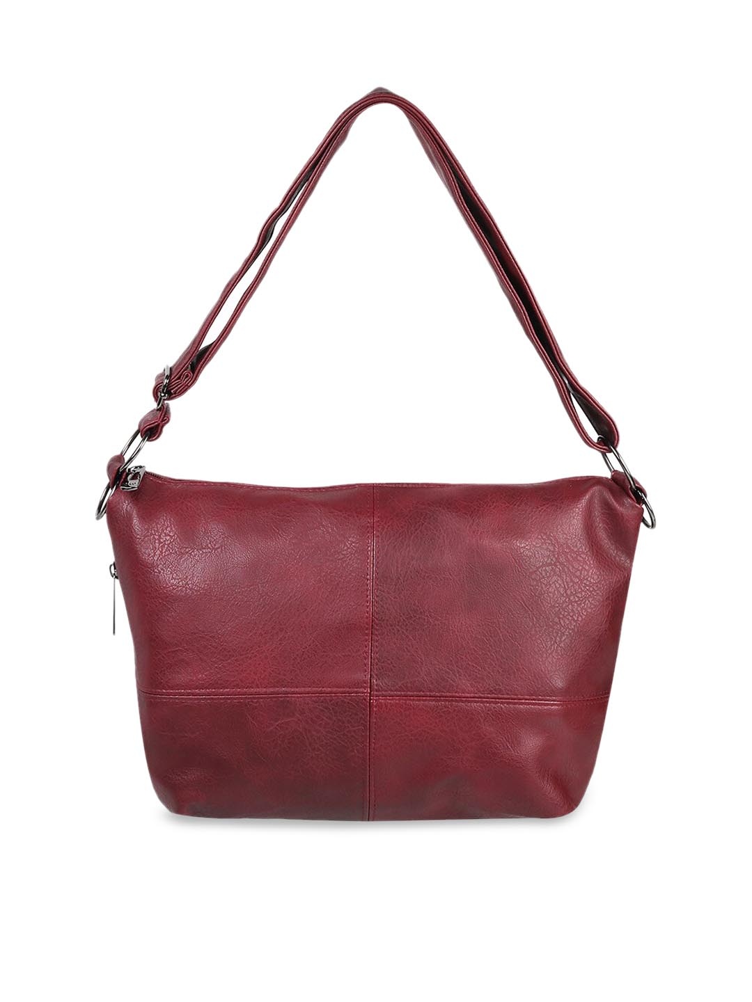 

WALKWAY by Metro Maroon Solid Shoulder Bag