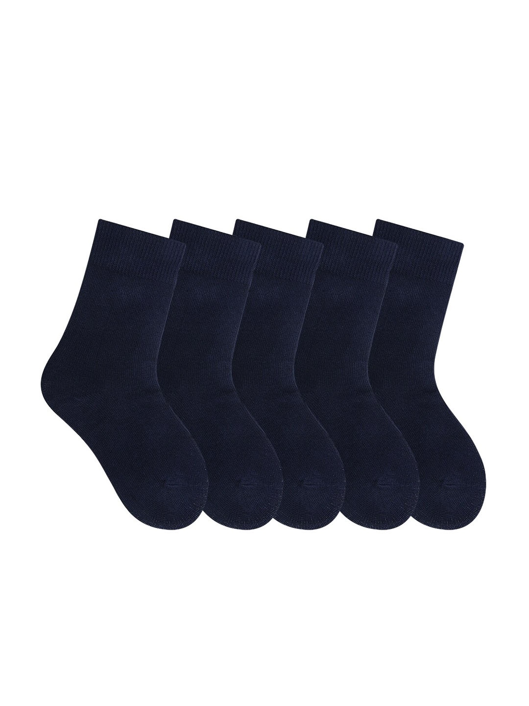 

Bonjour Kids Pack of 5 Assorted Calf-Length School Socks