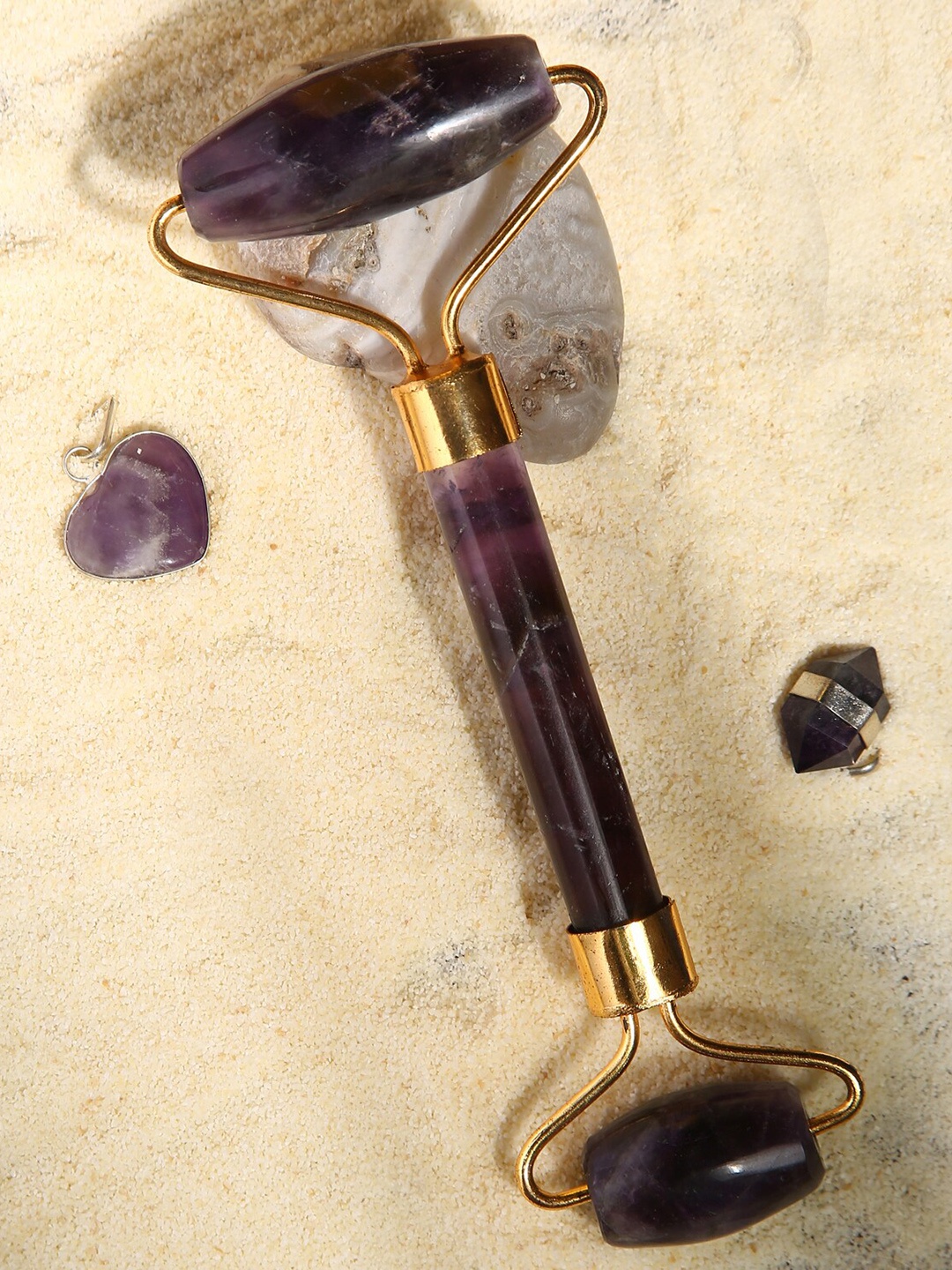 

SKINDUZED Unisex Amethyst Faceroller, Purple