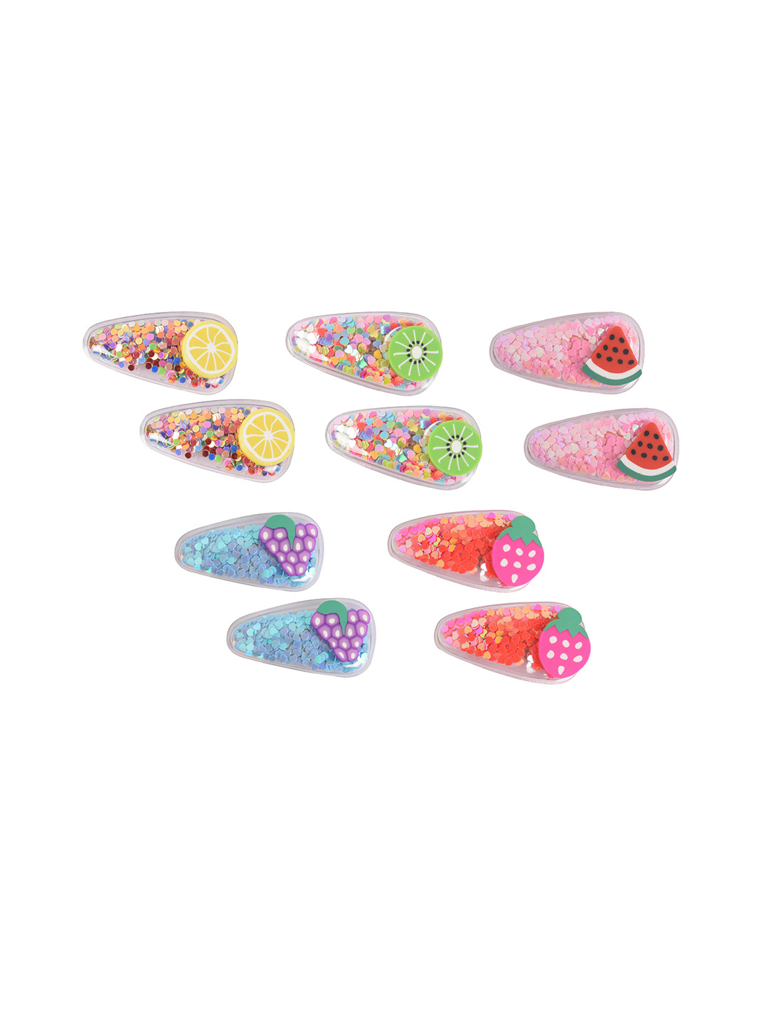 

Yellow Bee Multicoloured Embellished Tic Tac Hair Clip, Multi