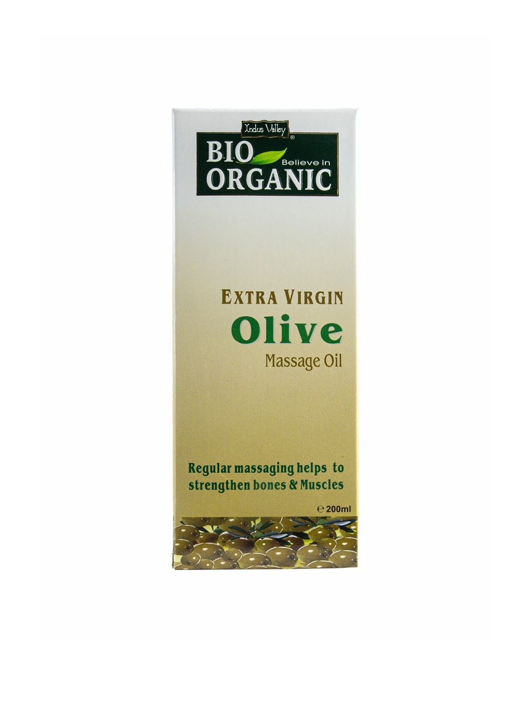 

Indus Valley Bio Organic Olive Massage Oil, Green