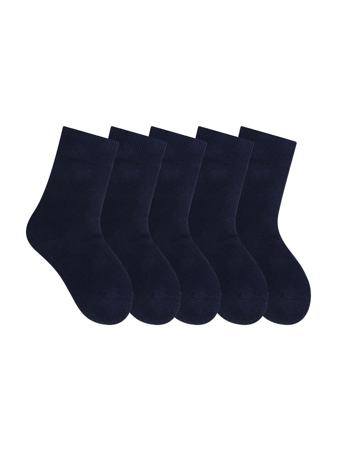 

Bonjour Kids Pack of 5 Assorted Calf-Length School Socks
