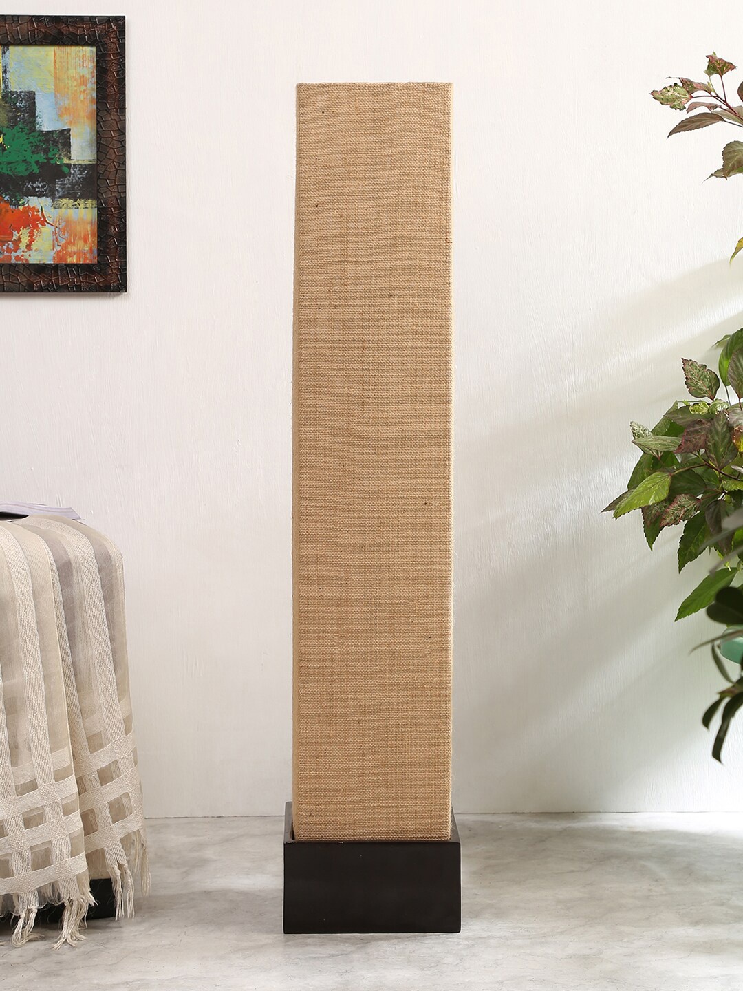 

Devansh Beige Solid Traditional Column Lamp