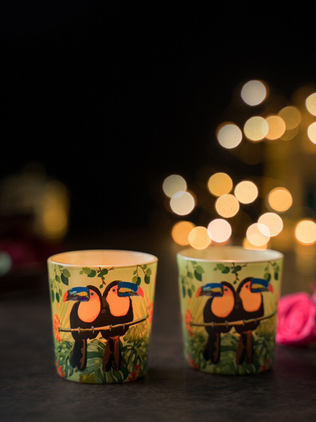 

Kolorobia Toucan Inspired Votive Candle Holder, Assorted