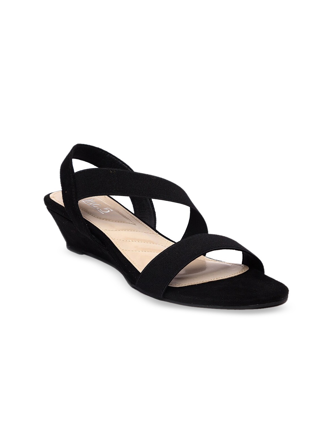 

Inc 5 Women Black Solid Wedges