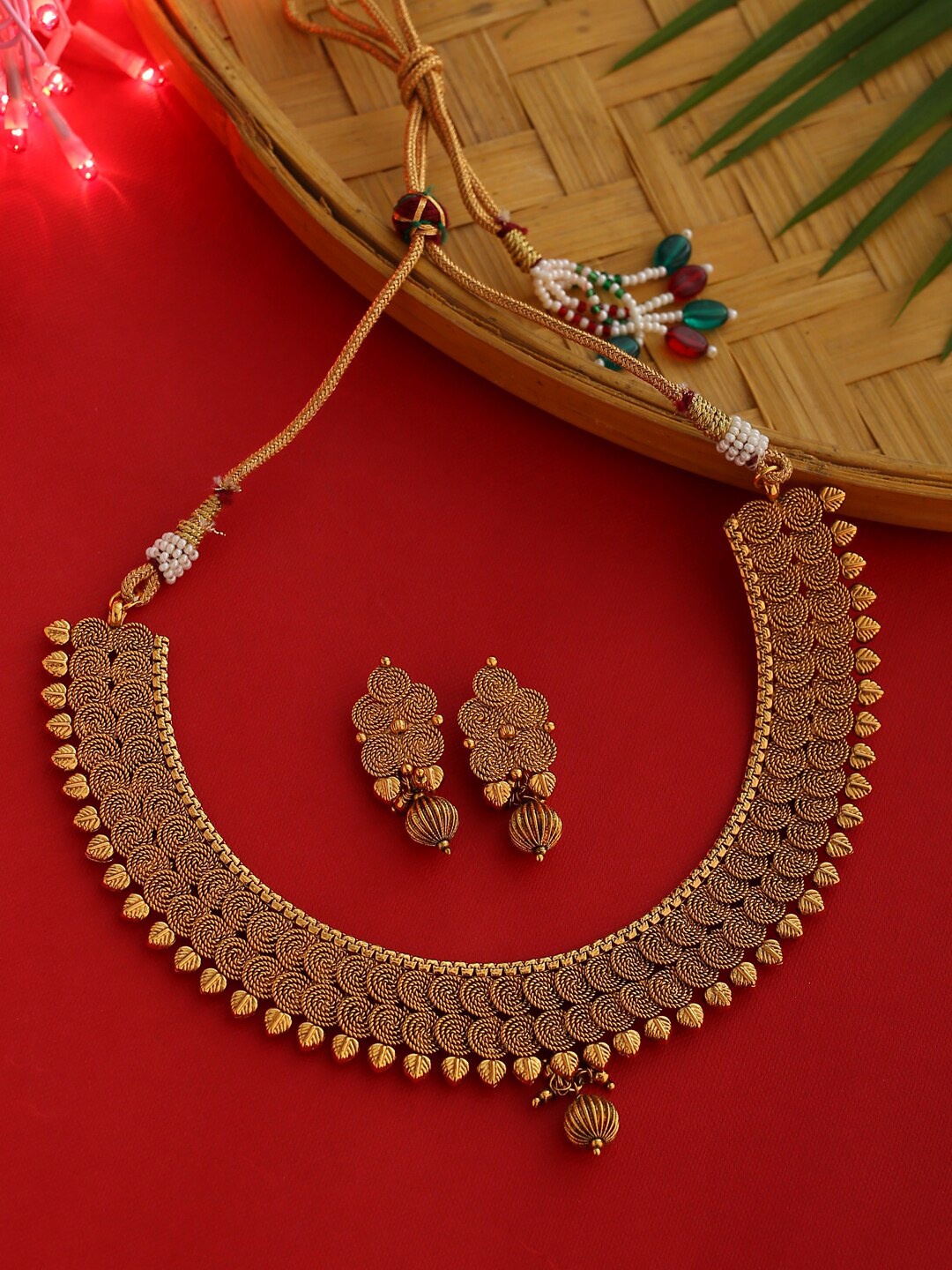 

Shoshaa Gold-Plated Handcrafted Jewellery Set