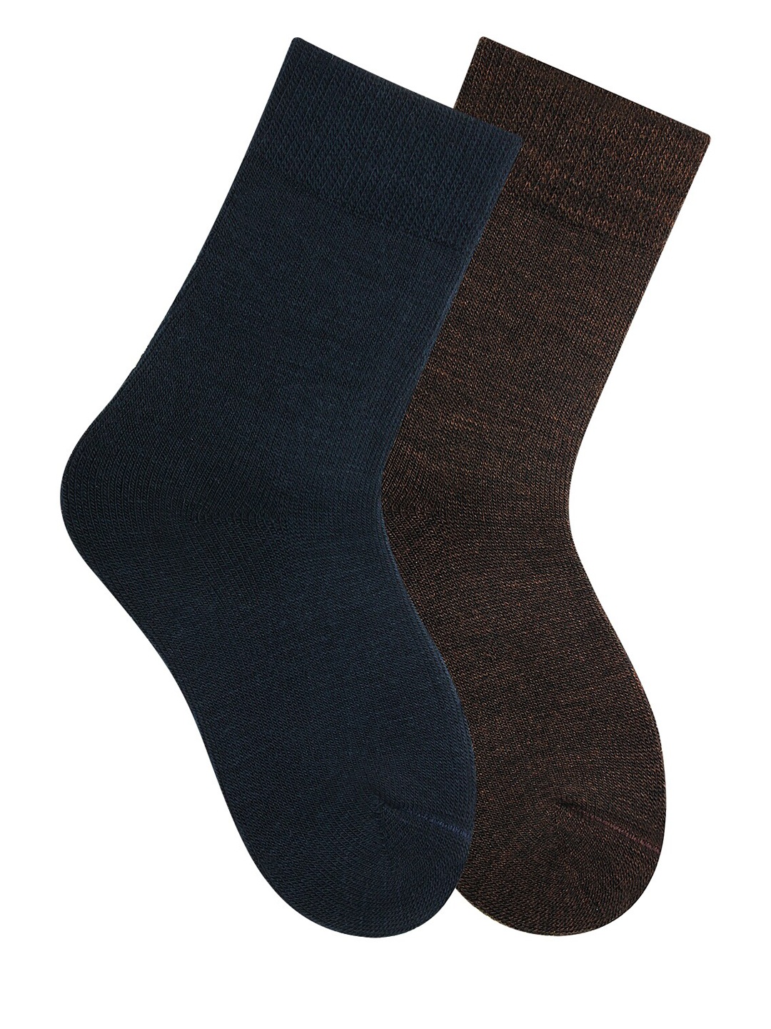 

Bonjour Kids Pack of 2 Assorted Woolen Calf-Length Socks