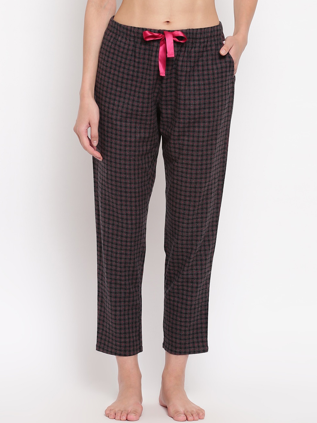 

Enamor Women Black Relaxed Fit Lazy Lounge Pants