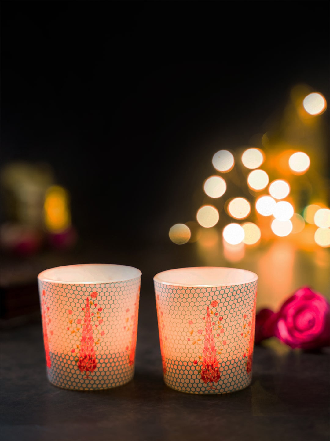 

Kolorobia Babur Charbagh Inspired Votive Candle Holder, Assorted