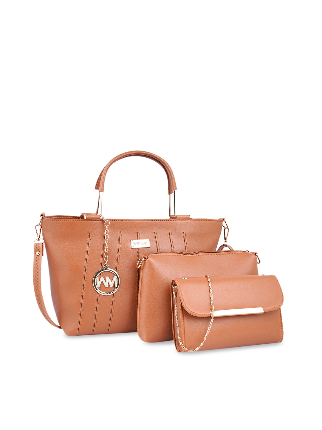 

WOMEN MARKS 3 Pieces Handheld Bag Set, Tan
