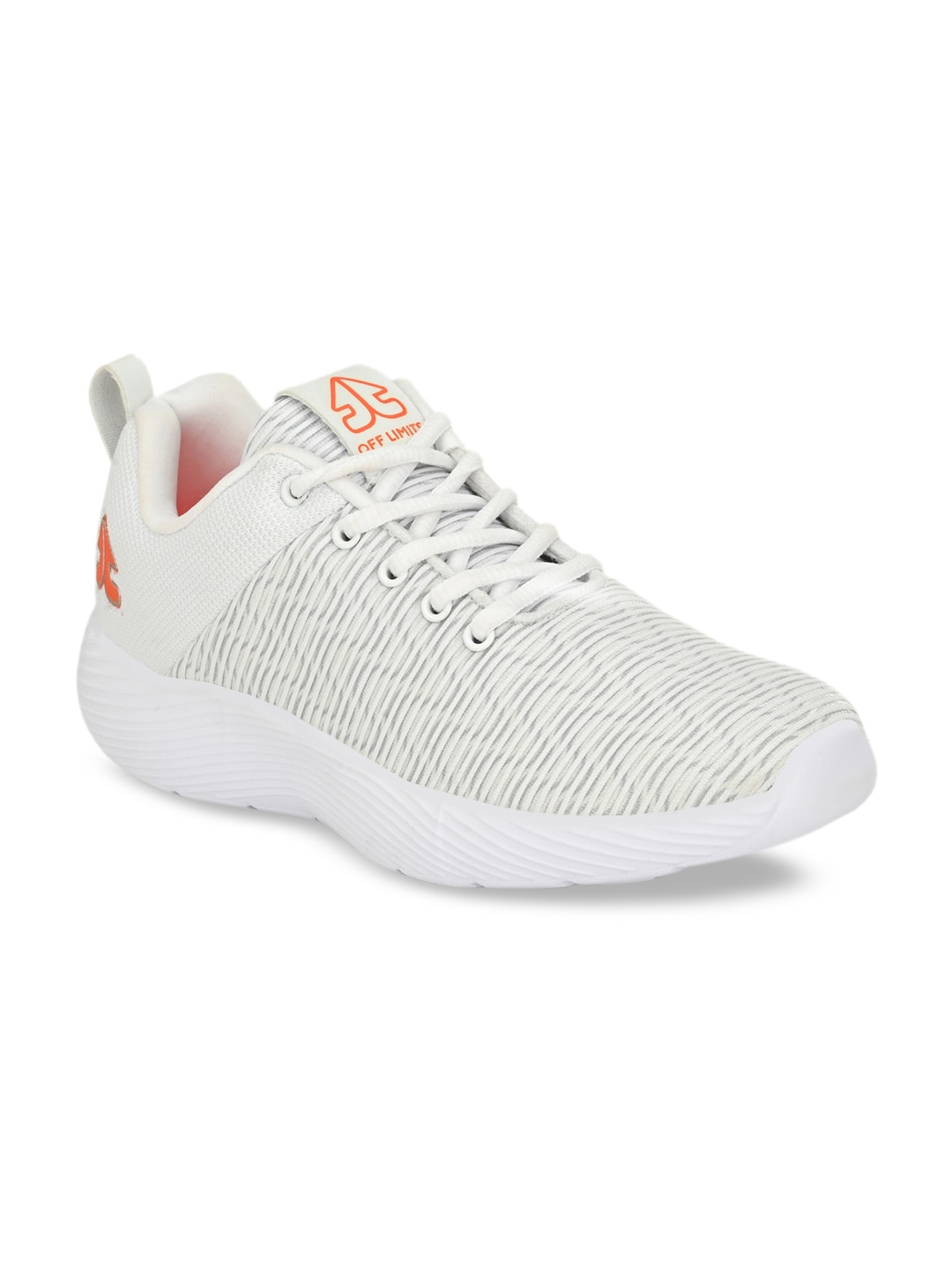 

OFF LIMITS Men White Mesh Mid-Top Running Shoes