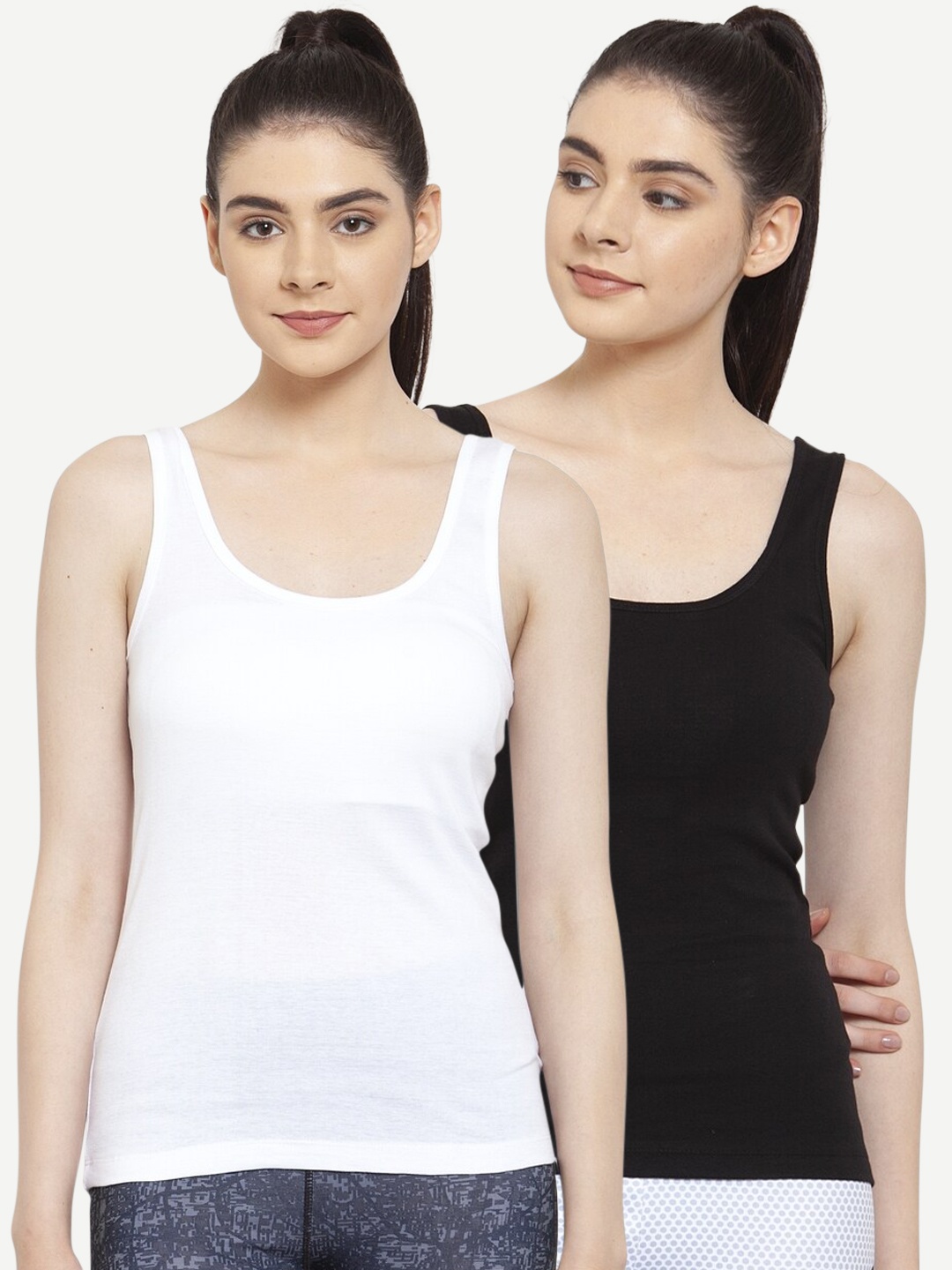 

Friskers Pack Of 2 Tank Top, Black