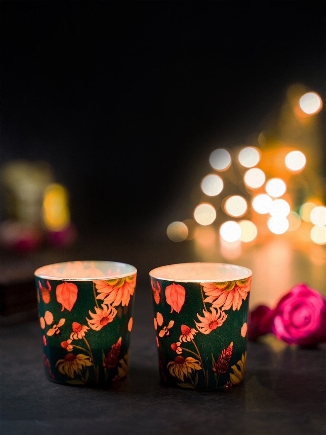

Kolorobia Sanguine Sunflower Votive Candle Holder, Assorted