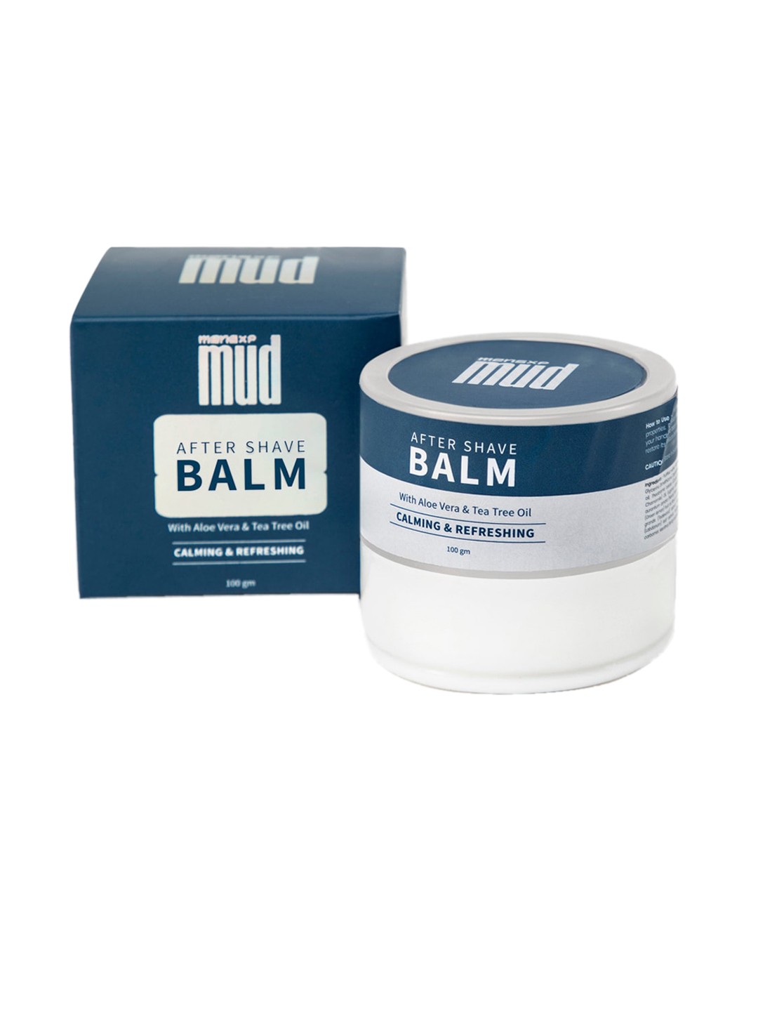 

MensXP Mud After Shave Balm With Aloe Vera & Tea Tree Oil, 100 gm, White