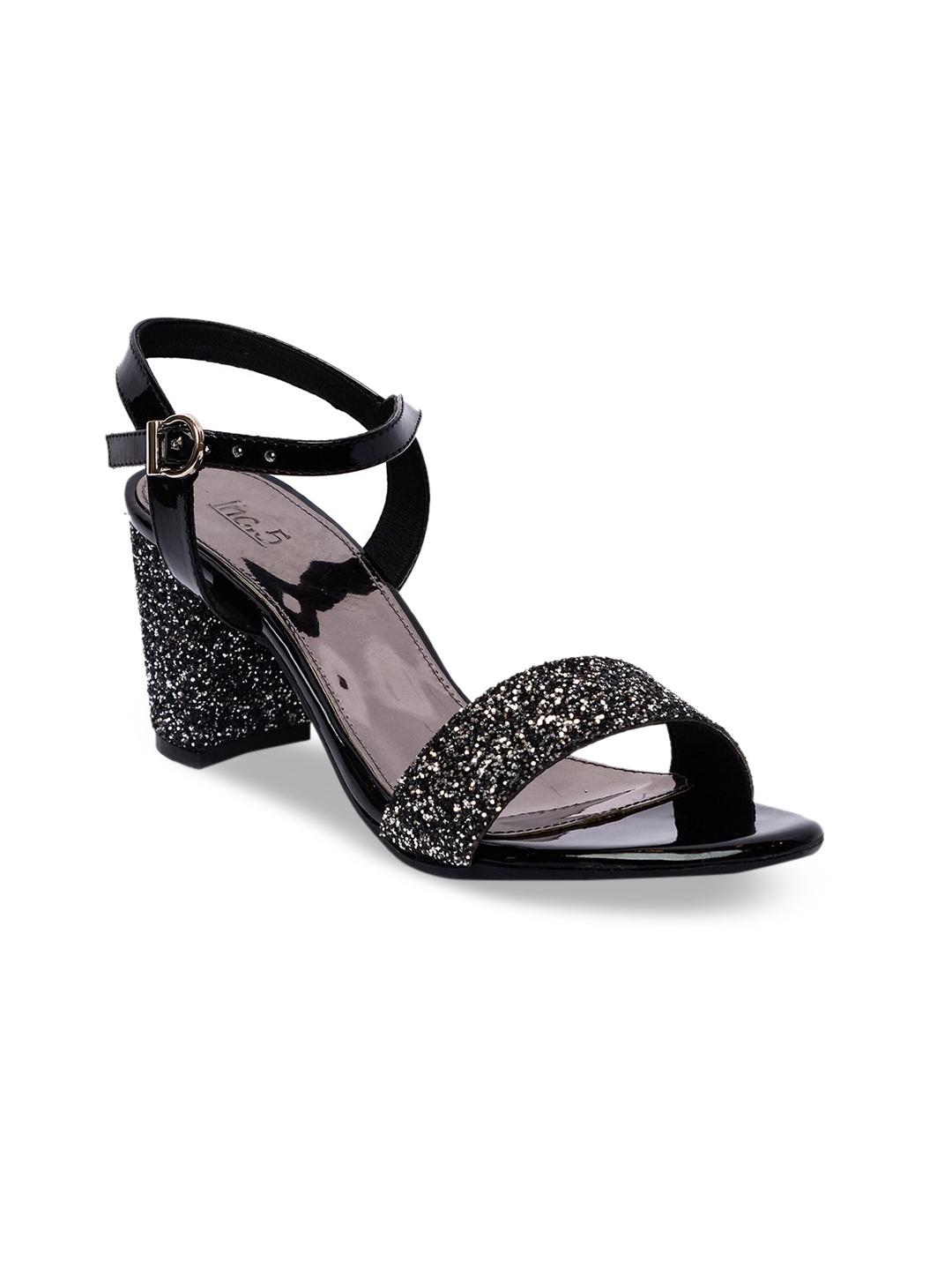 

Inc 5 Women Black Embellished Sandals