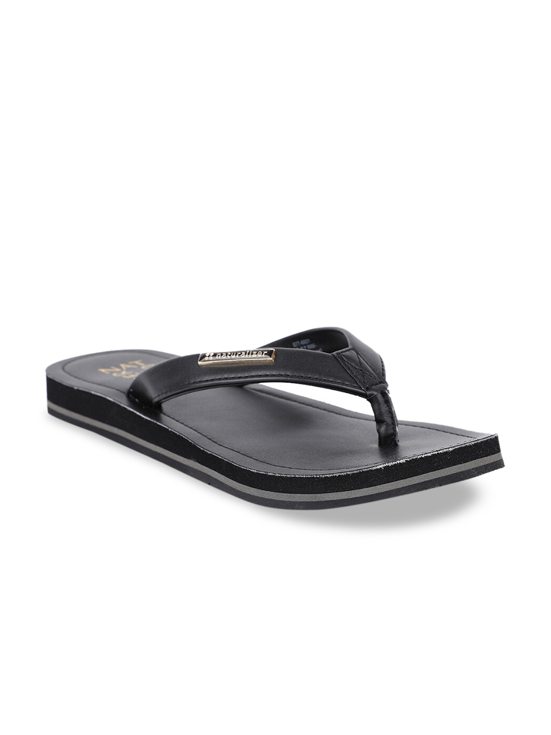

Naturalizer Women Black Solid Thong Flip-Flops