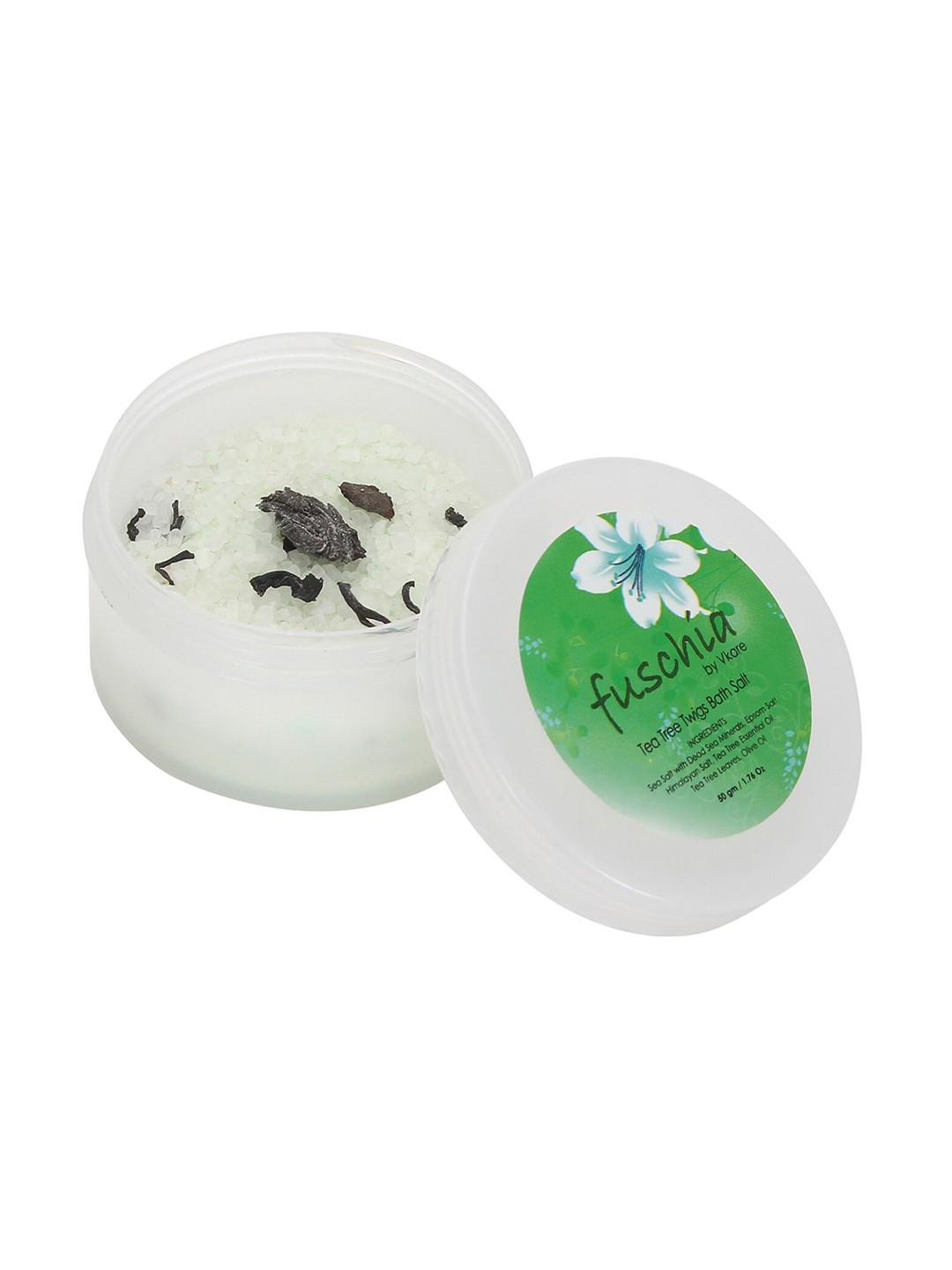 

Fuschia Tea Tree Twigs Bath Salt - 50 g, Green
