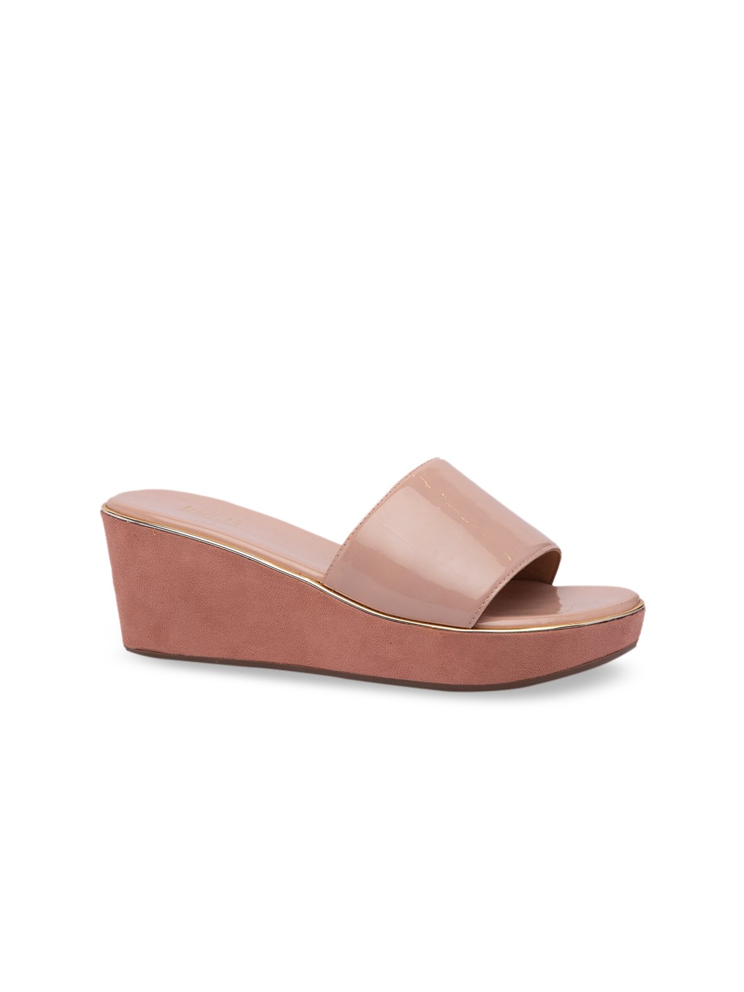 

Inc 5 Women Peach-Coloured Solid Sandals