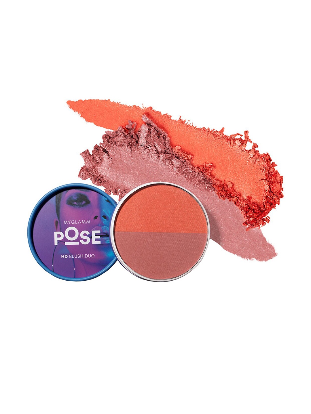 

MyGlamm Pose HD Blush Duo - Coral Punch, Pink