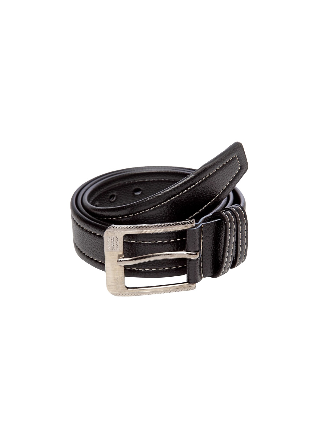 

Apsis Men Black Solid Belt