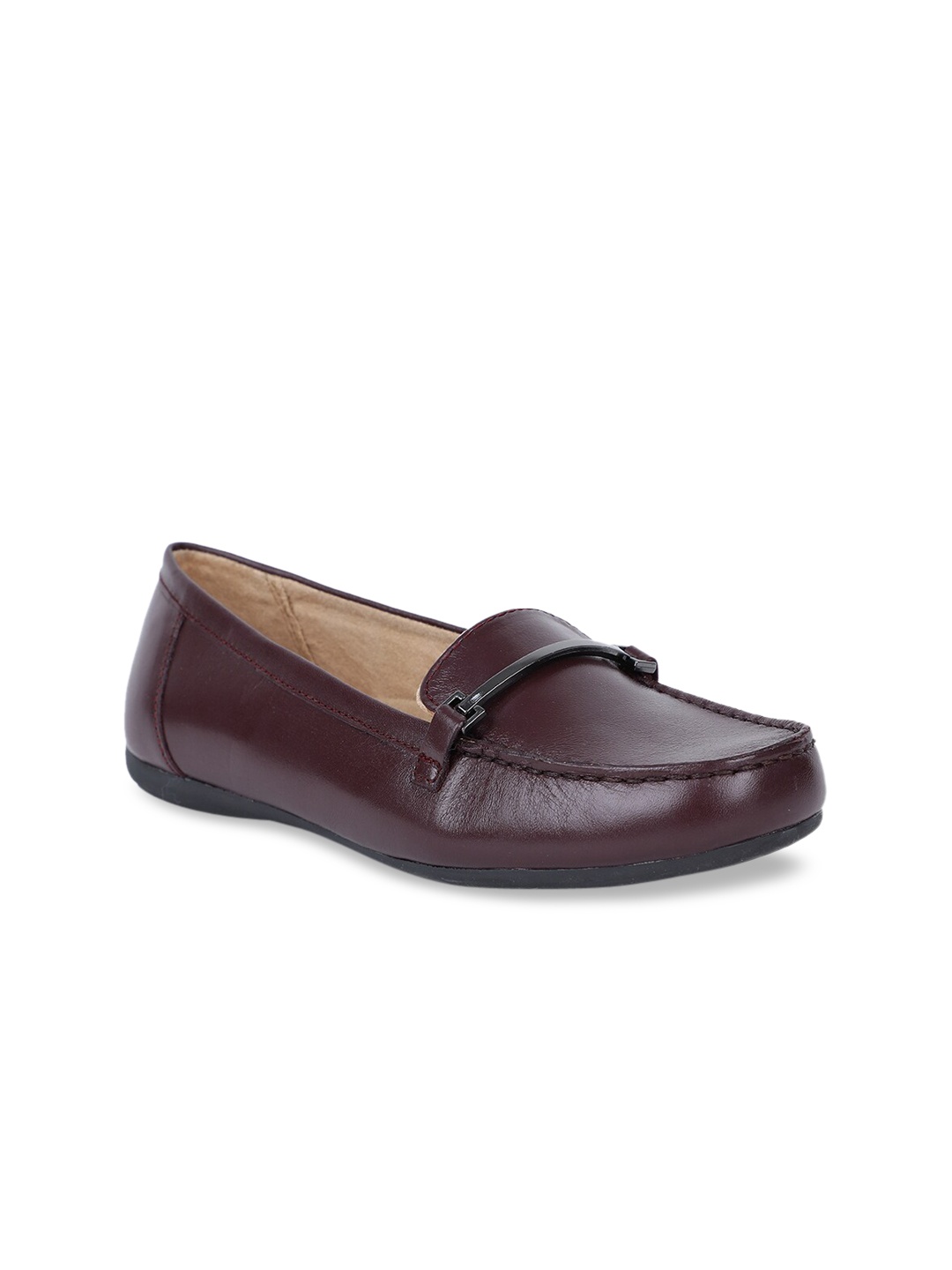 

Naturalizer Women Brown Solid Loafers