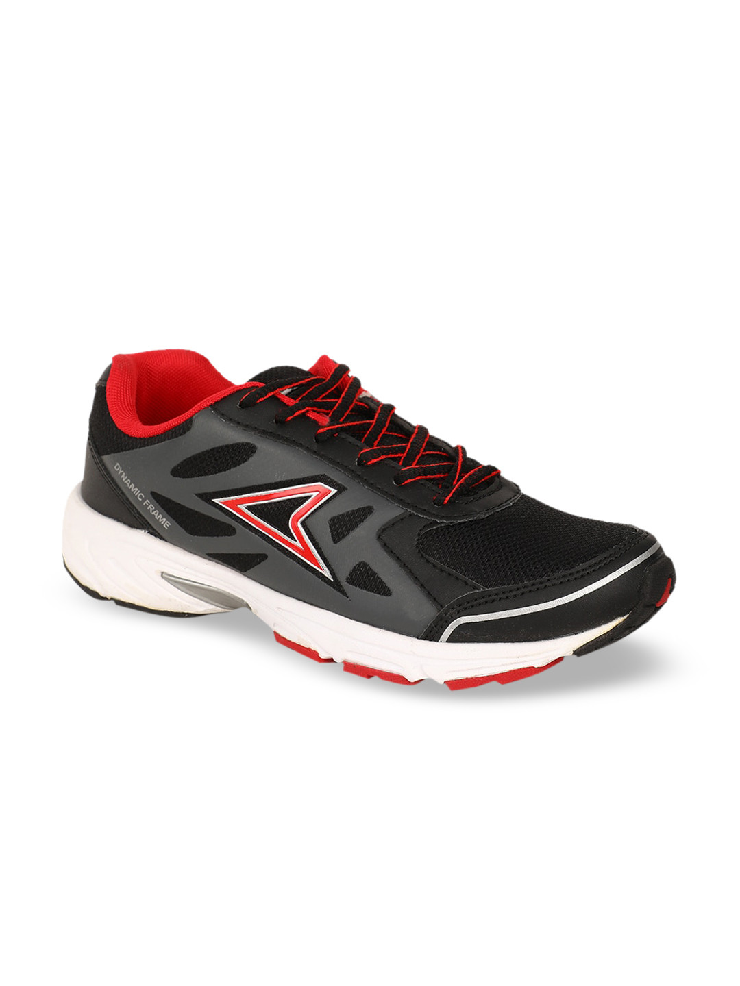 

Bata Boys Grey & Red Colourblocked Sneakers