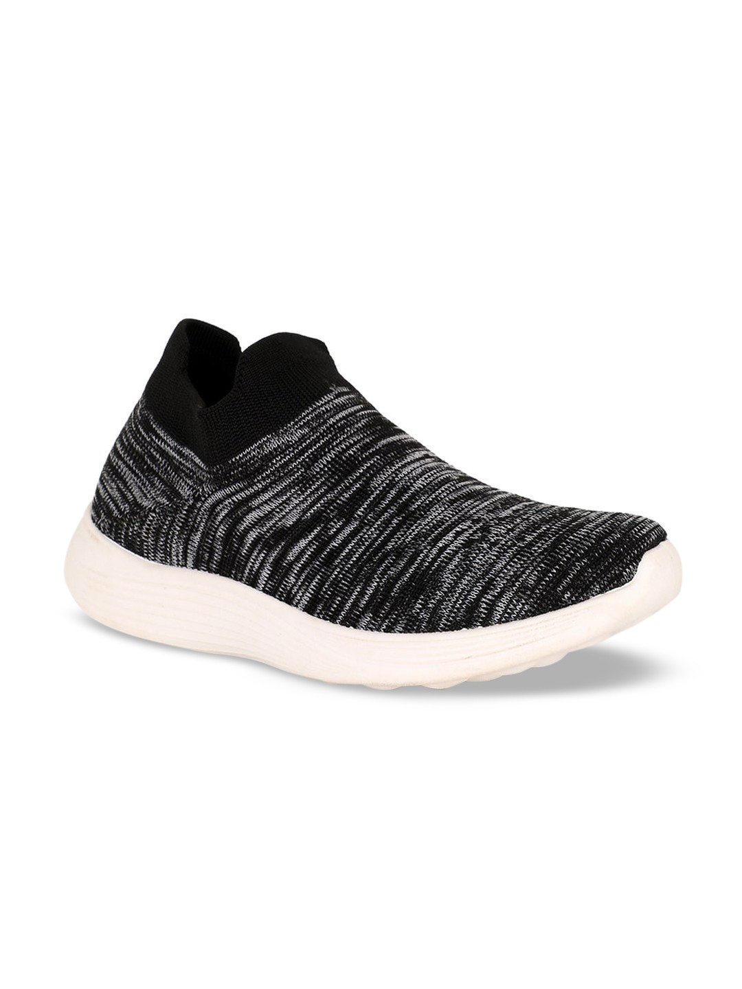 

Bata Boys Black Woven Design Slip-On Sneakers