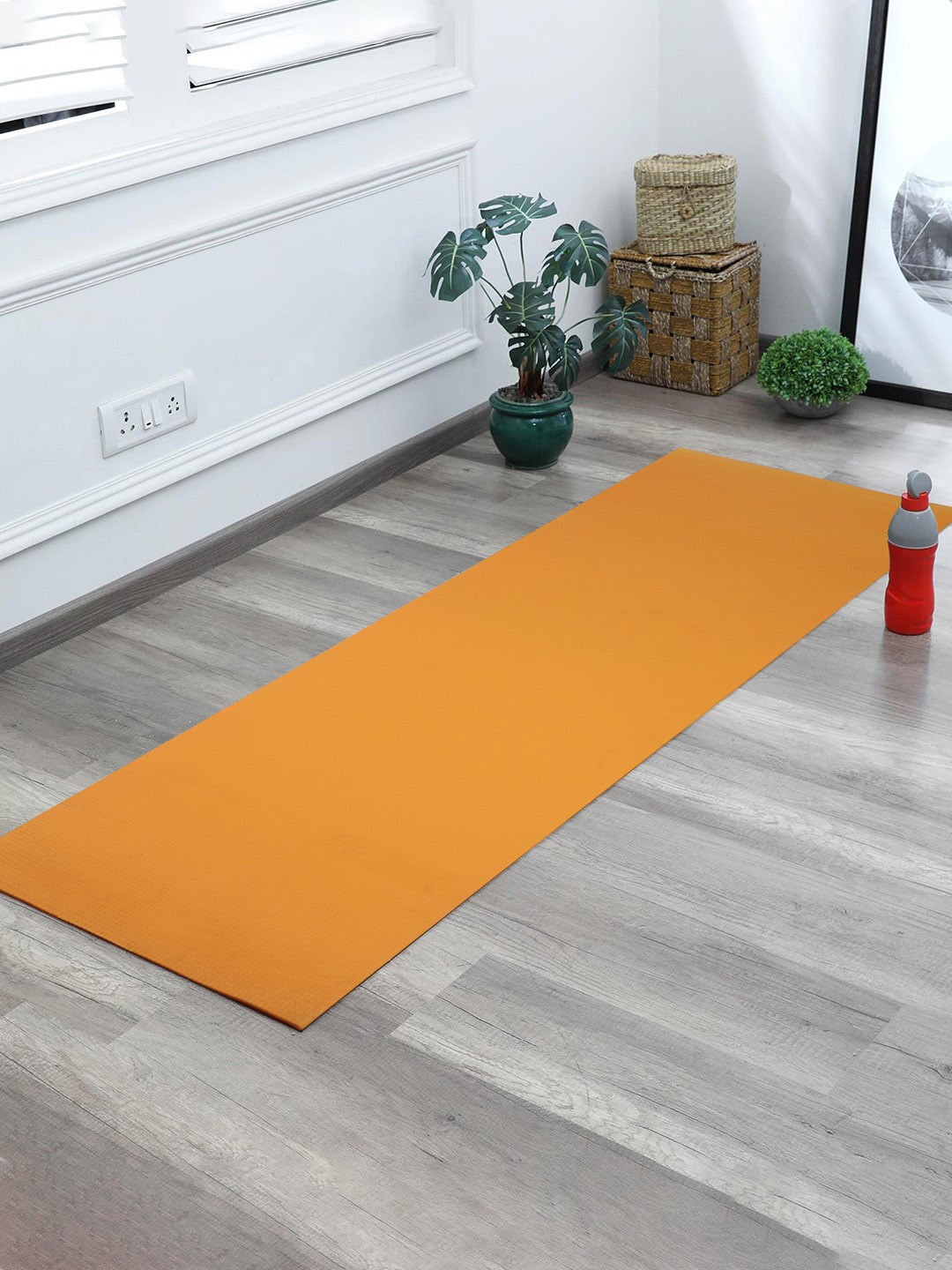 

RUGSMITH Orange Textured Premium Anti-Skid BPA Free EVA Yoga Mat