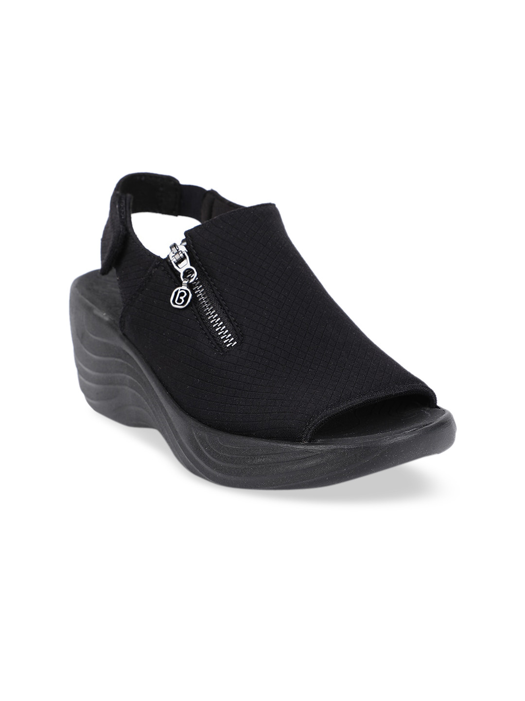 

Naturalizer Women Black Solid Peep Toes