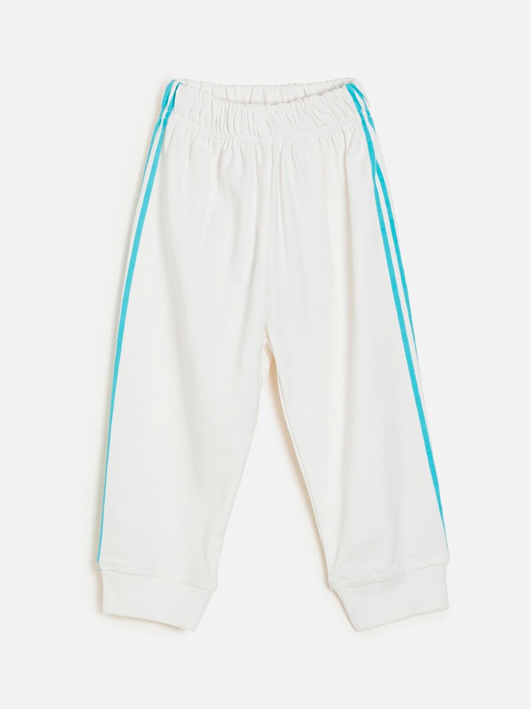 

Aomi Infant Girls White Regular Fit Solid Joggers