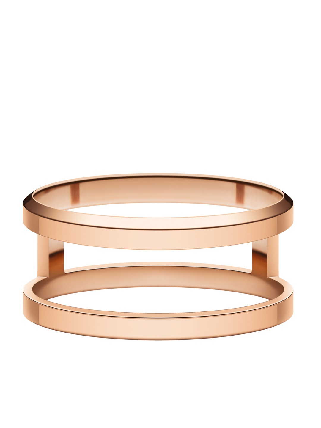 

Daniel Wellington Unisex Rose Gold-Plated Elan Dual Finger Ring