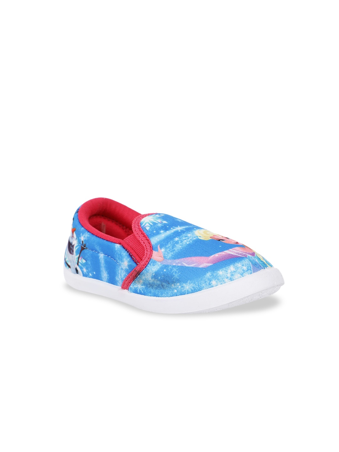 Disney Girls Blue Slip-On Sneakers
