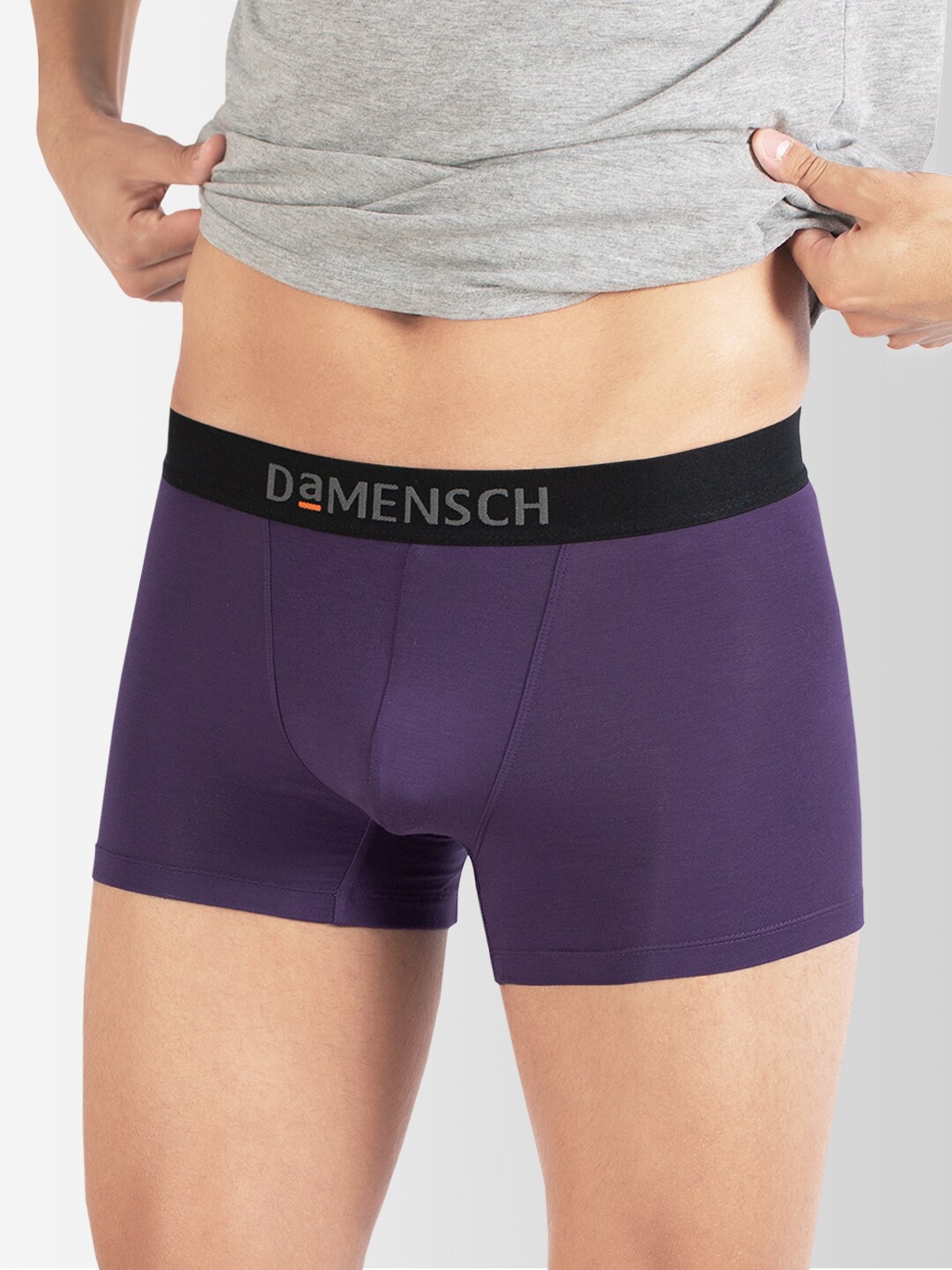

DAMENSCH Men DEO-SOFT Deodorizing Anti Bacterial Trunks DAM-1-T, Assorted