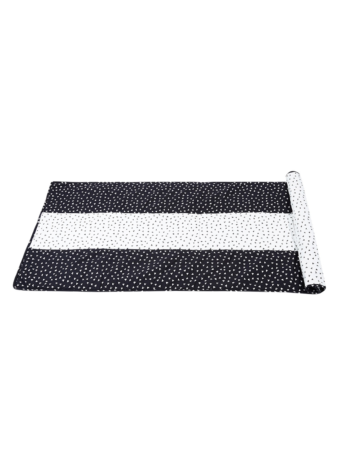 

SWAYAM Unisex Grey & Black Printed Reversible Fitness Training Yoga Mat