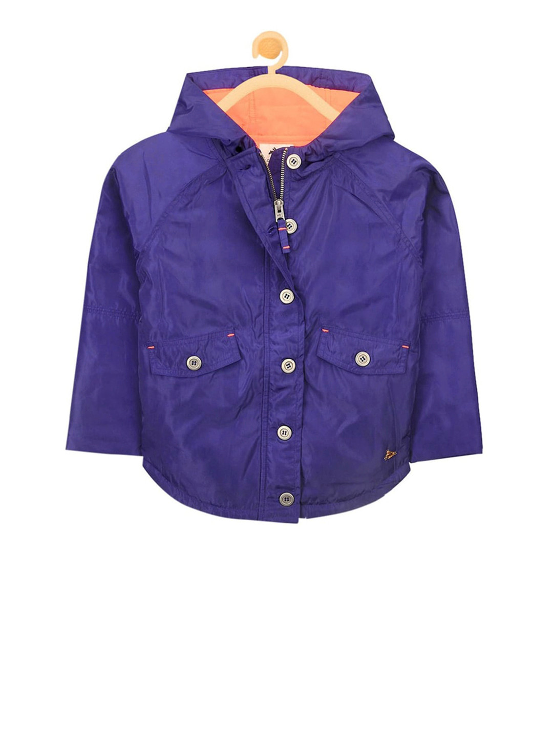 

Cherry Crumble Kids Blue Solid Tailored Jacket