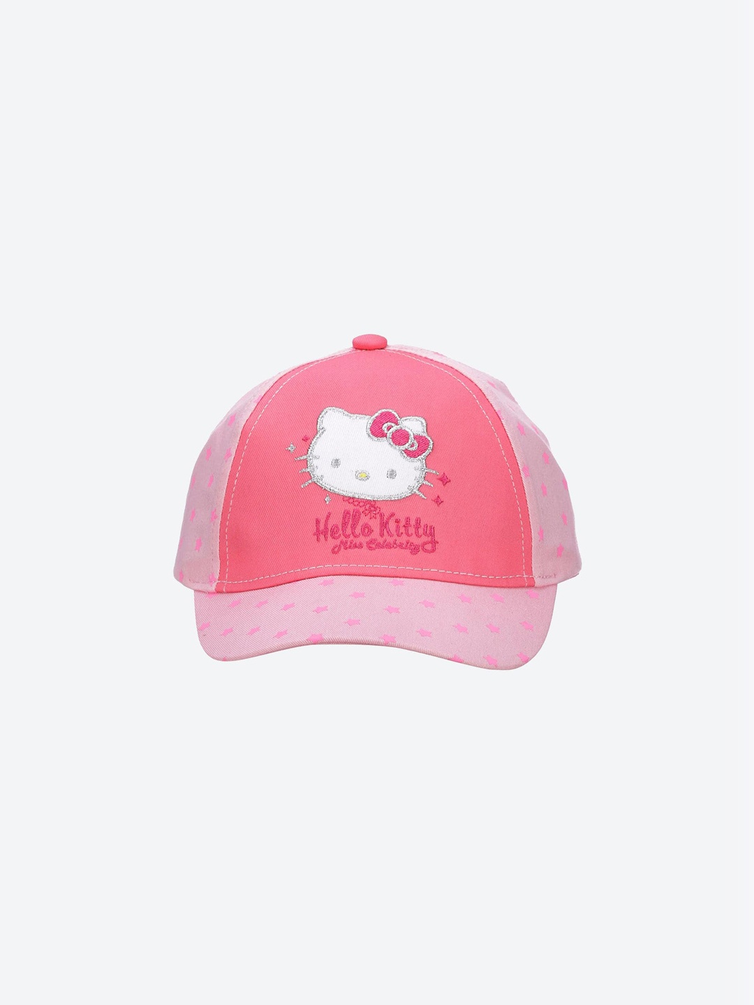 

Kids Ville Hello Kitty Printed Five Panel Cap For Girls, Pink