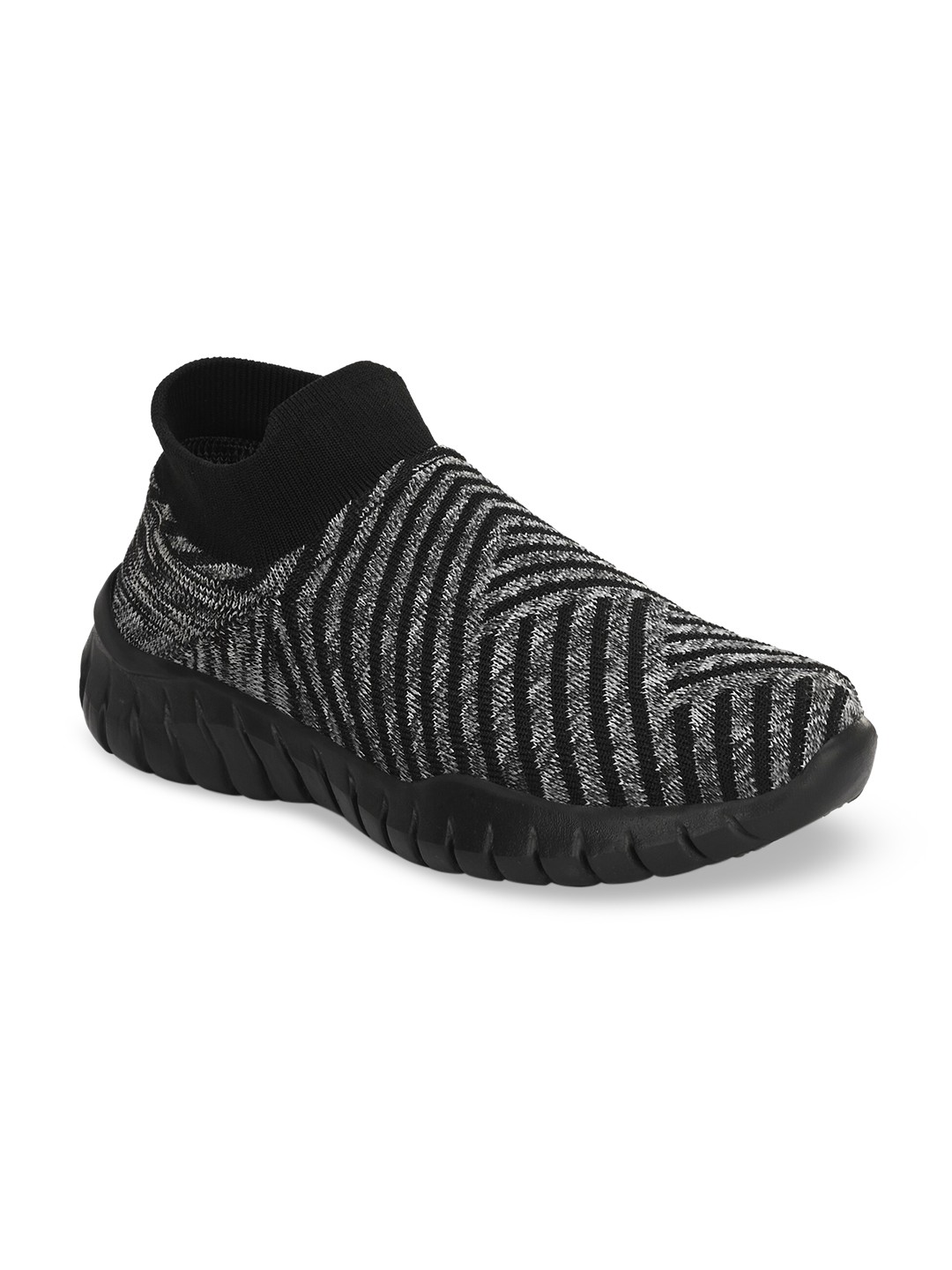 

MENGLER Men Grey Mesh Walking Shoes