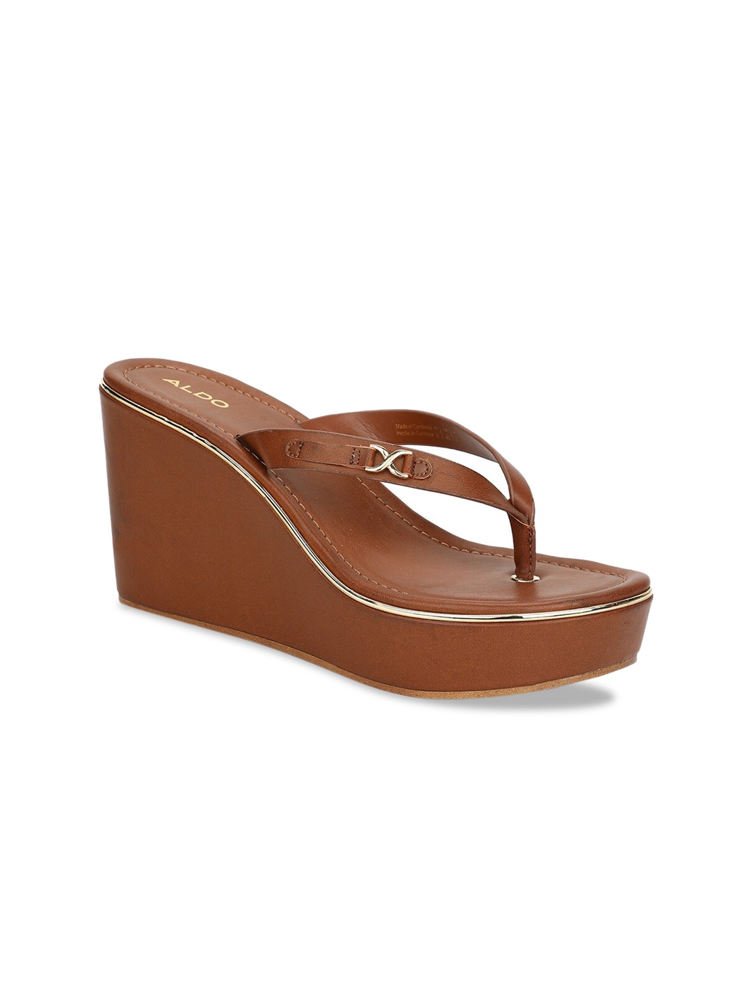 

ALDO Women Brown Solid Wedges